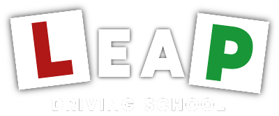 Leap driving school logo